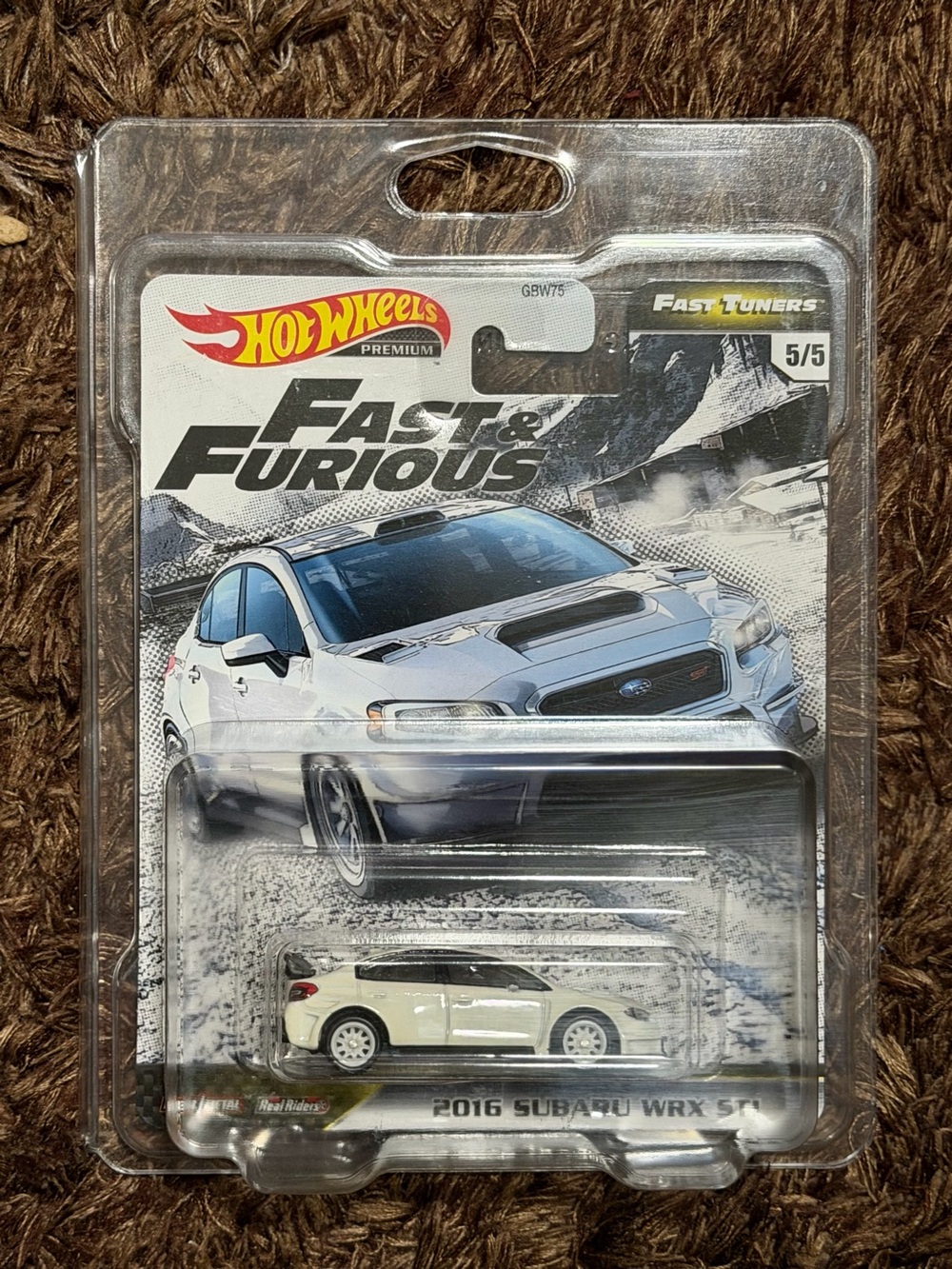 Hot Wheels Premium Fast & Furious 2016 Subaru WRX STI - White